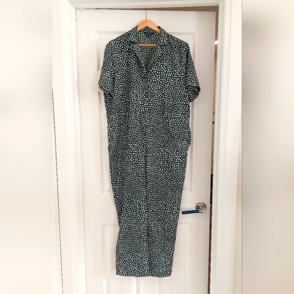 Green lightweight jumpsuit